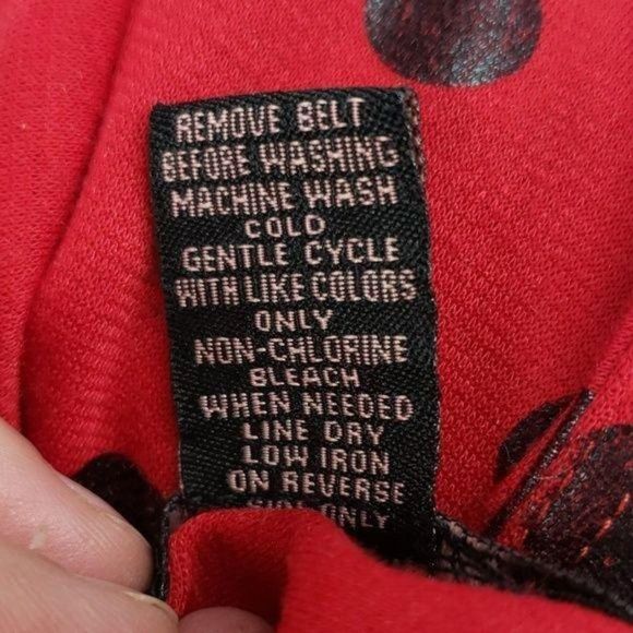 Robbie Bee red polka dot peplum 4P Dress - Picture 8 of 8